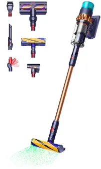 Dyson Gen5 Detect Absolute - Steelstofzuiger - Pruisisch Blauw/Helder Koper - Meest complete en krachtigste model Dyson Gen5 Detect Absolute - Steelstofzuiger - Pruisisch Blauw/Helder Koper - Meest complete en krachtigste model