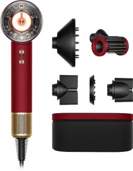 Dyson Supersonic Nural Straight + Wavy Red Velvet