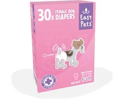 Easypets Dog Diapers Female - Hondenluiers Teef - M/L - 30 stuks - Loopsheidbroekje - Grootverpakking