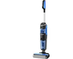 Ecowel MA03L wet dry vacuum - stofzuigen en dweilen tegelijk - 28 minuten bedrijfstijd - 8 kPA zuigkracht - basisstation met zelfreiniging - edge-cleaning - 160deg kantelen - zwart/blauw