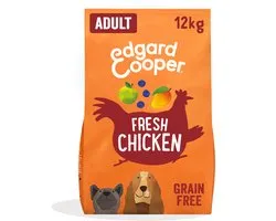 Edgard & Cooper Free-Run Chicken Adult Kip&Mango&Bessen - Hondenvoer - 12 kg