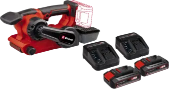 Einhell TP-BS 18/457 Li BL Solo 2,5 Ah Accu (2x) Starterspakket