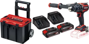 Einhell TP-CD 18/120 Li-i BL Solo 2,5 Ah Accu (2x) E-Case L Starterspakket