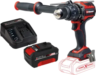 Einhell TP-CD 18/120 Li-i BL Solo + Einhell 18 V/4.0 Ah Starter Kit- Power X-Change