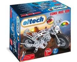 Eitech Bouwdoos Constructiespeelgoed - Motorfiets - 150 onderdelen