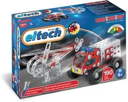 Eitech Constructieset Brandweerauto Staal Zilver/rood 192-delig