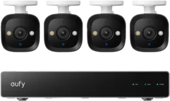 Eufy PoE Security System + NVR + E40 4-Pack