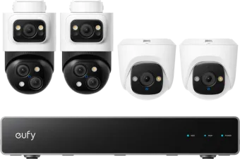 Eufy PoE Security System + NVR + S4 2-Pack + E41 2-Pack