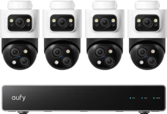Eufy PoE Security System + NVR + S4 4-Pack