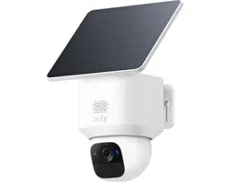 eufy SoloCam E30, 360deg PTZ beveiligingscamera, 2K HD, 70deg tilt, AI-tracking, zonne-energie, draadloos buiten, geen maandkosten