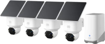 Eufy SoloCam E42 4-Pack + HomeBase 3