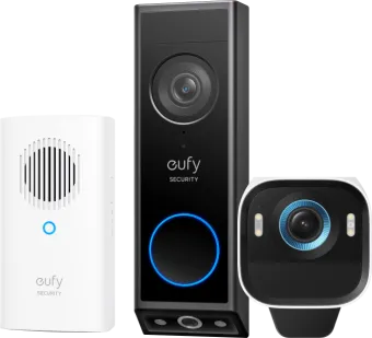EufyCam S3 Pro Duo Pack + Eufy Video Doorbell E340 + Chime