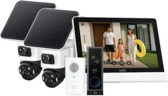 EufyCam S4 Duo Pack + HomeBase 3 + Video Doorbell E340 + Smart Display E10