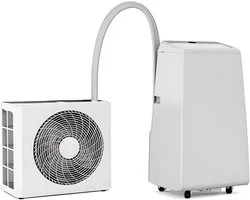 Evolar Mobiele Split Airco Zonder Afvoerslang - 4-in-1 - 12000BTU - met Luchtontvochtiger - Voor Slaapkamer - WiFi - Zonder Afvoer / Slang - EVO-SAP12CHW