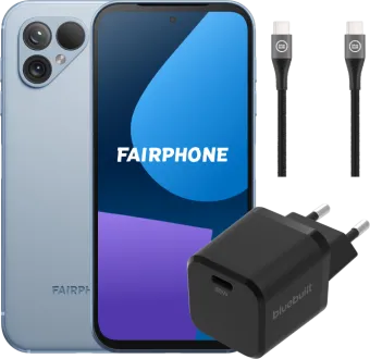 Fairphone 5 256GB Blauw 5G + Oplaadpakket