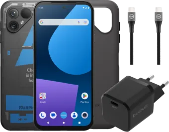 Fairphone 5 256GB Transparant 5G + Accessoirepakket
