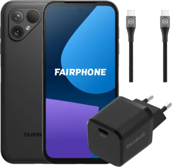 Fairphone 5 256GB Zwart 5G + Oplaadpakket