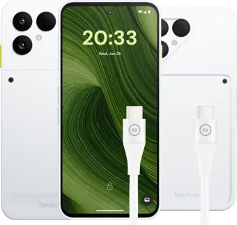 Fairphone 6 256GB Wit 5G + Accessoirepakket