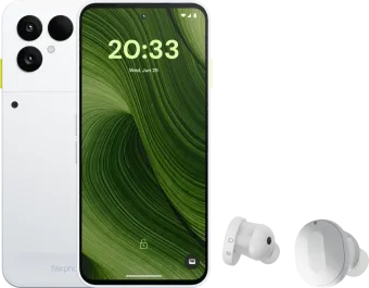 Fairphone 6 256GB Wit 5G + Fairphone Fairbuds True Wireless Earbuds Wit