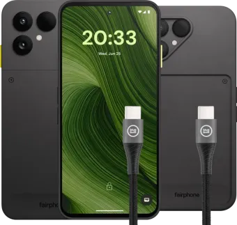 Fairphone 6 256GB Zwart 5G + Accessoirepakket