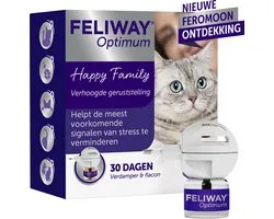 Feliway Optimum - Startset - 1 Verdamper met 1 Vulling - 48 ml - Anti-stress voor Kat