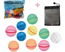 Femur - Waterballonnen - 10 STUKS - Waterspeelgoed - Zelfsluitend - Waterballon - Opbergzakje - Ballon - Ballonnen - Waterbombs - Waterspeelgoed - Duurzaam - Hervulbaar - Milieuvriendelijk - TikTok