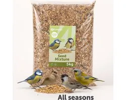 Flamingo Four Seasons Zaadmengsel voor Buitenvogels - Compleet Voeder voor het Hele Jaar - 5 kg