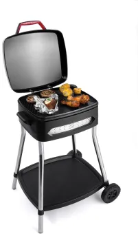FRITEL Barbecue BBQ 3278 - Elektrische BBQ / Tafelgrill - Groot Grillopp. 40x36cm - 2000W - Afneembare plaat + Onderstel FRITEL Barbecue BBQ 3278 - Elektrische BBQ / Tafelgrill - Groot Grillopp. 40x36cm - 2000W - Afneembare plaat + Onderstel