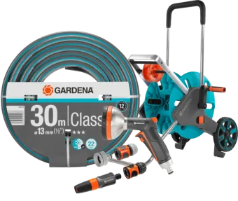 Gardena Classic 1/2" 30 meter CleverRoll M Premium Broespakket