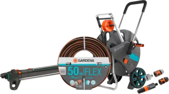 Gardena Comfort FLEX 50m CleverRoll L Large Sproeierpakket
