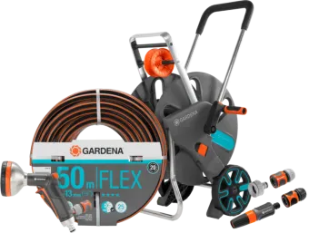 Gardena Comfort FLEX 50m CleverRoll L Premium Broespakket