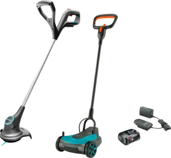 Gardena HandyMower 22/18V P4A Set incl. 2,5 Ah Accu + Gardena SmallCut 23/18V P4A Solo