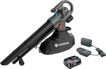 Gardena Powerjet Collect 18V P4A Solo + Bosch Starterset 18V 2,5 Ah Accu