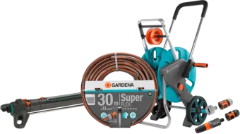 Gardena Premium SuperFLEX 30m CleverRoll M Lage Sproeierpakket