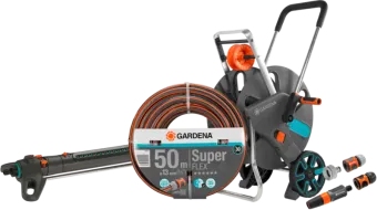 Gardena Premium SuperFLEX 50m CleverRoll L Large Sproeierpakket