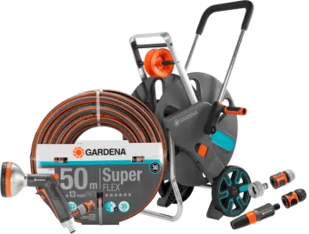 Gardena Premium SuperFLEX 50m CleverRoll L Premium Broespakket