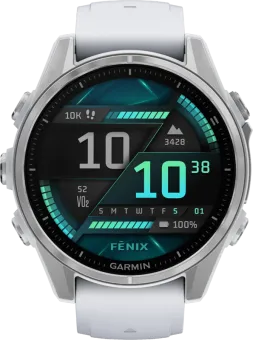 Garmin Fenix 8 Zilver/Wit 43mm