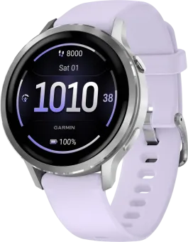 Garmin Venu 4 Zilver/Paars 41 mm