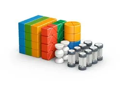 Geomag Geomag Magicube 4 Shapes Recycled Bulk 128 pcs