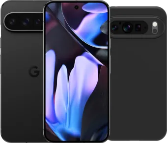 Google Pixel 9 Pro XL 128GB Zwart 5G + BlueBuilt Back Cover Zwart