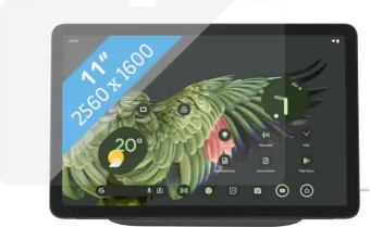Google Pixel Tablet 256GB Wifi Grijs en Oplaaddock met Speaker + BlueBuilt Screenprotector