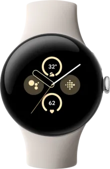 Google Pixel Watch 2 Zilver/Crème