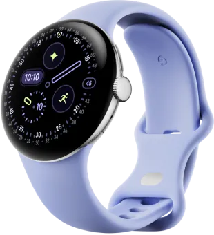 Google Pixel Watch 4 Zilver/Paars 41 mm