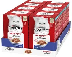 Gourmet Mon Petit Intense - Kattenvoer Natvoer - Vis - 48 x 50 g