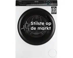 Haier HW90-B14939 -De stilste wasmachine op de markt - 9kg - A- Stoombehandeling - Antibacteriele Behandeling (ABT) - 16 programma's- 10 jaar garantie op onderdelen