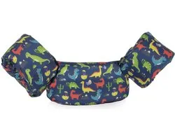 HappySwimmer® - Puddle Jumper zwembandjes/zwemvest voor peuters en kleuters met dinosaurus print