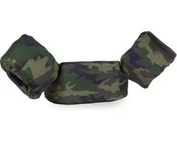 HappySwimmer® - Puddle Jumper zwembandjes/zwemvest voor peuters en kleuters met Army print