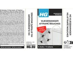 HGX vliegenvanger 4st