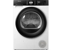 Hisense 3S Serie DH3S902BW3 - Warmtepompdroger - 9kg - ConnectLife - Trommelverlichting - AutoDry - Quick Dry - Allergy Care
