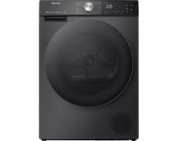 Hisense 5S Serie DH5S102BB - Wasdroger met Energielabel C - Warmtepompdroger - 10kg - ConnectLife - Basket Dry